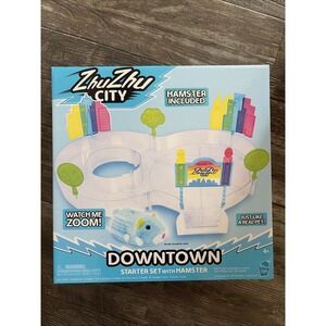 NEW! 2025 Zhu Zhu City DOWNTOWN STARTER SET with Sofia Interactive Hamster Plush